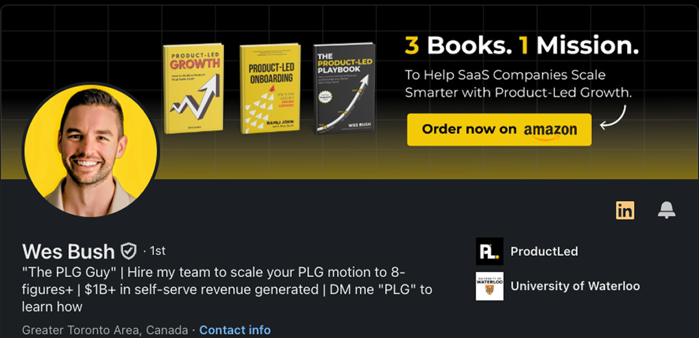 Wes Bush Linkedin Profile