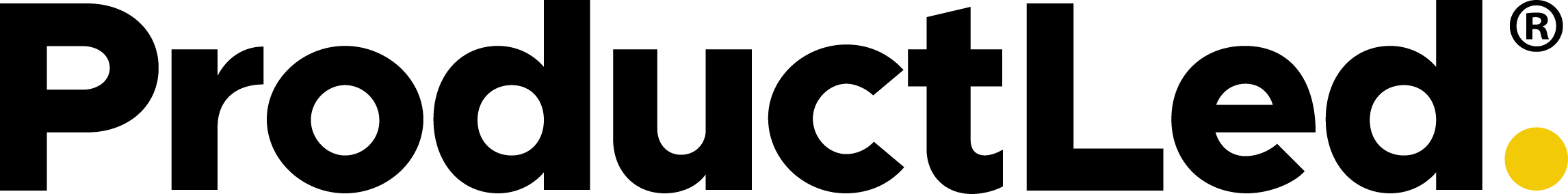 ProductLed wordmark, black