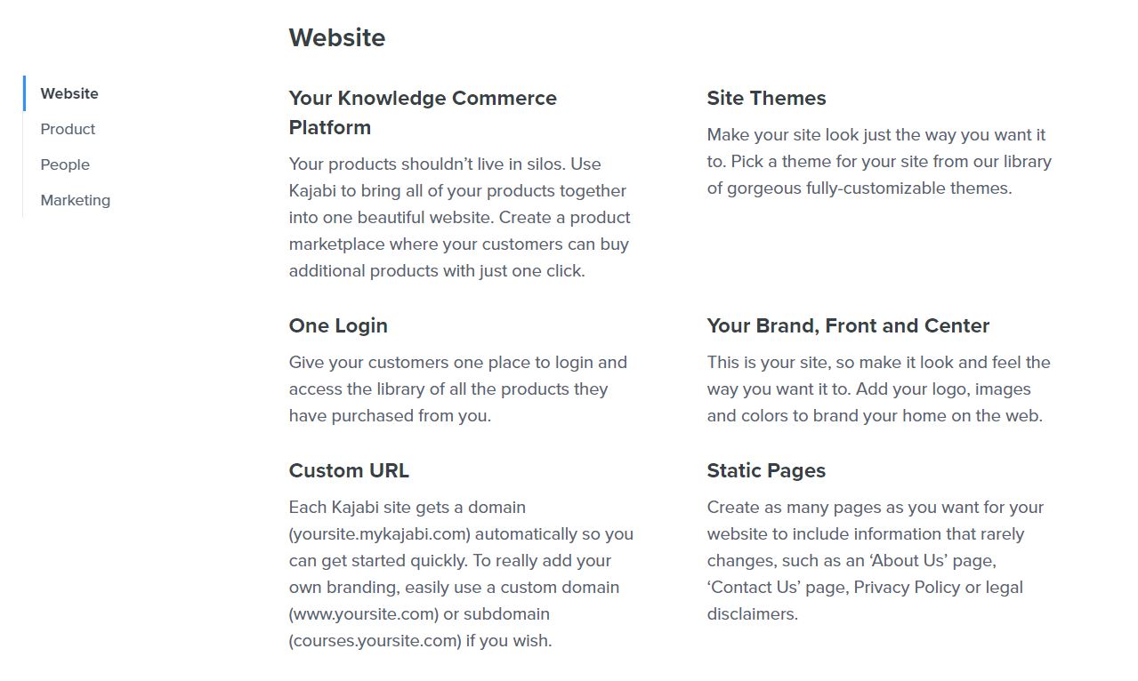 Kajabi product description