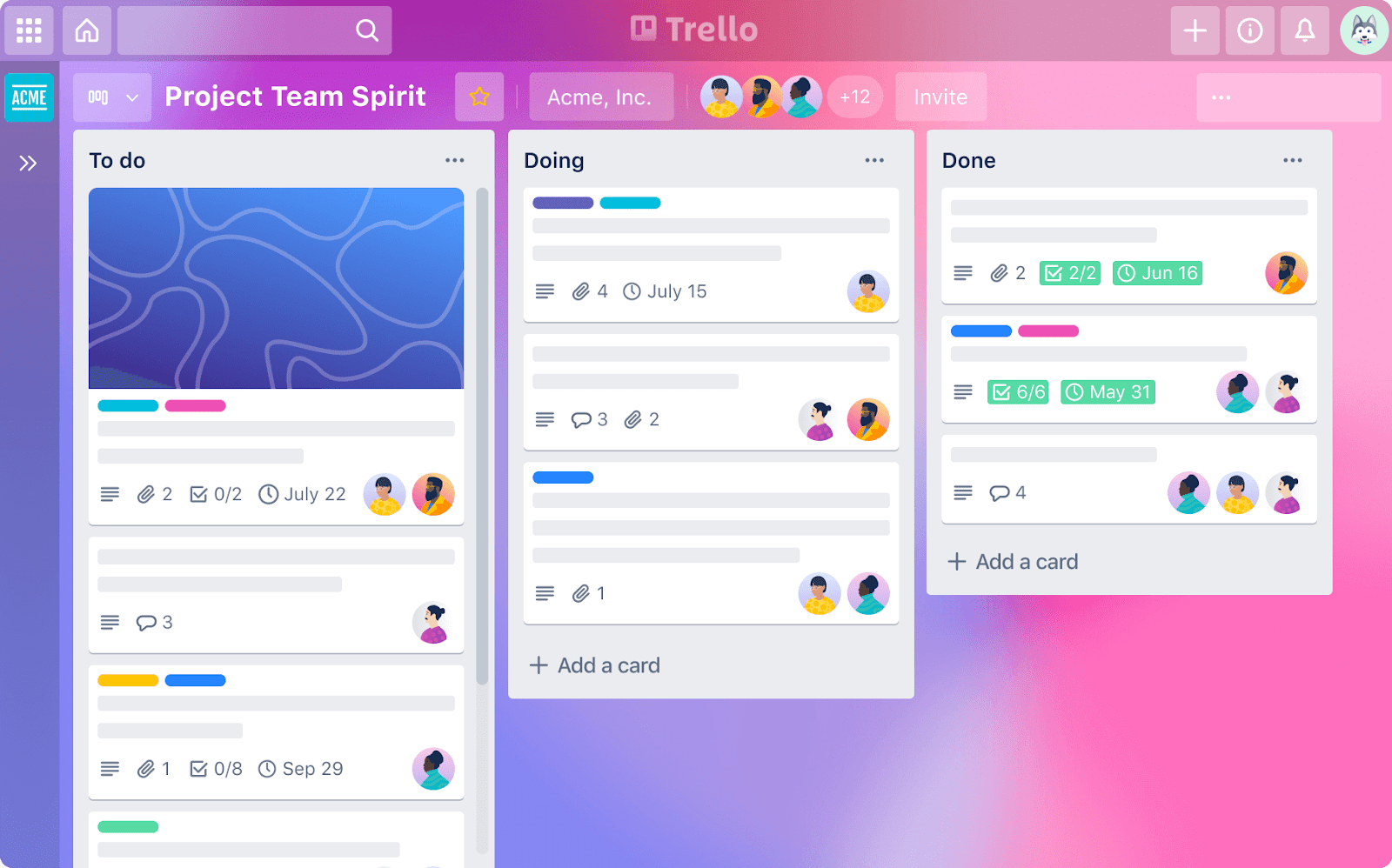 Trello board