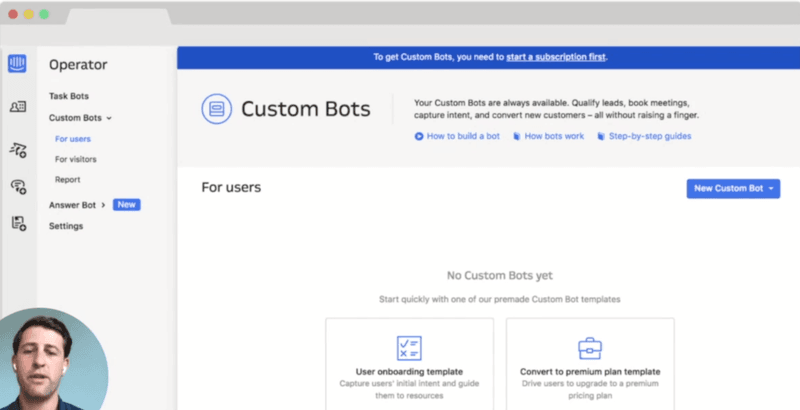 Intercom Custom Bots