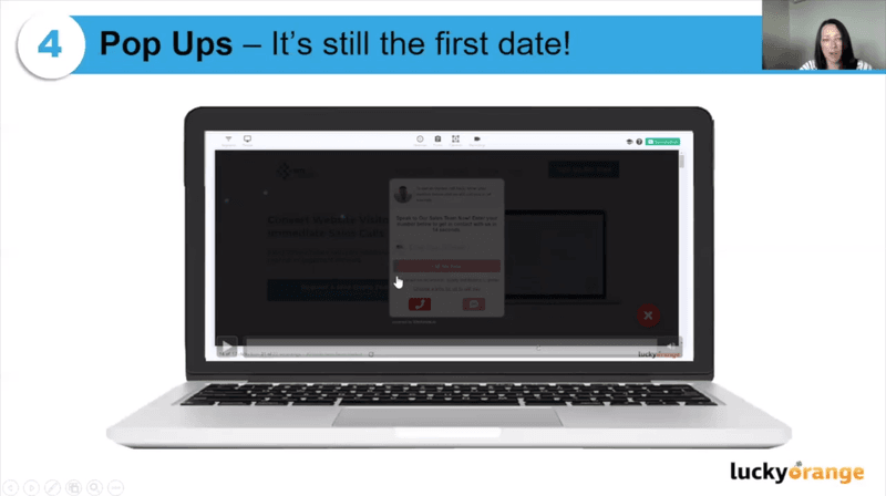 Clicks Heatmap - Popups