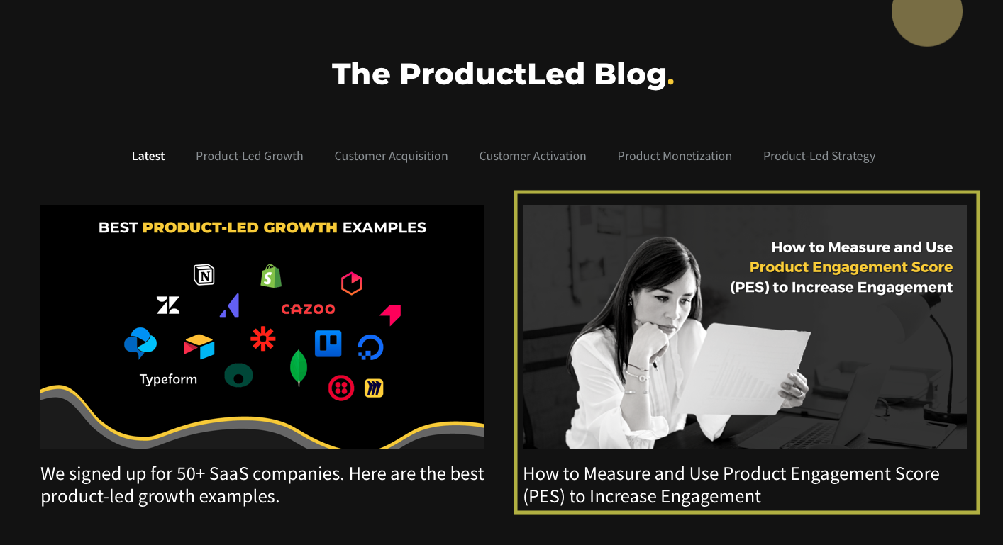 A product-led video repurposed for the ProductLed blog.