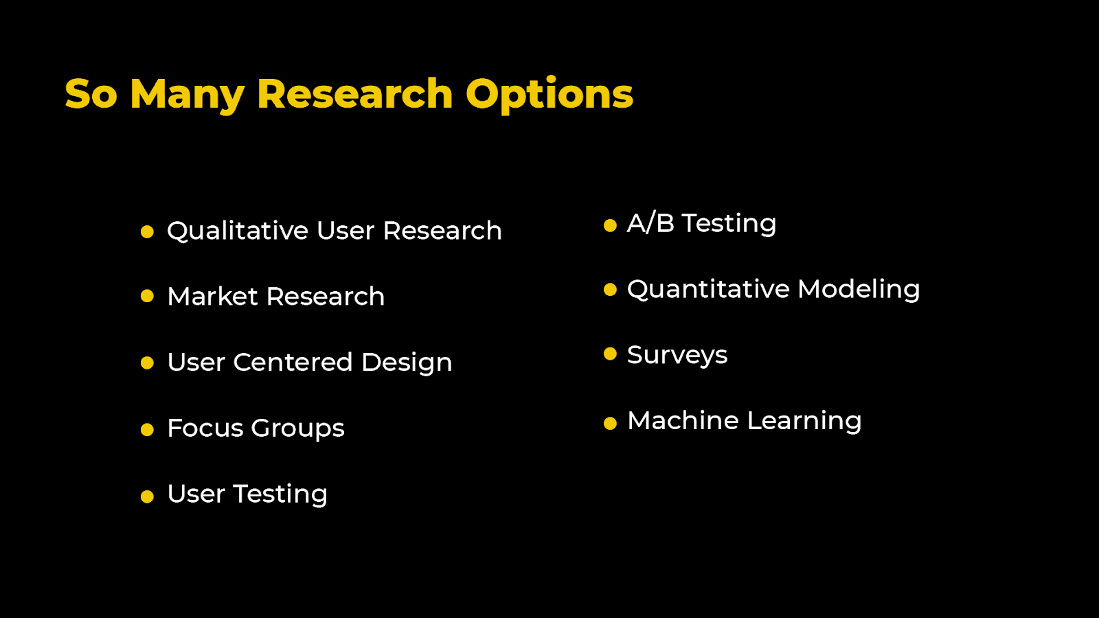 methodologies for doing SaaS customer research