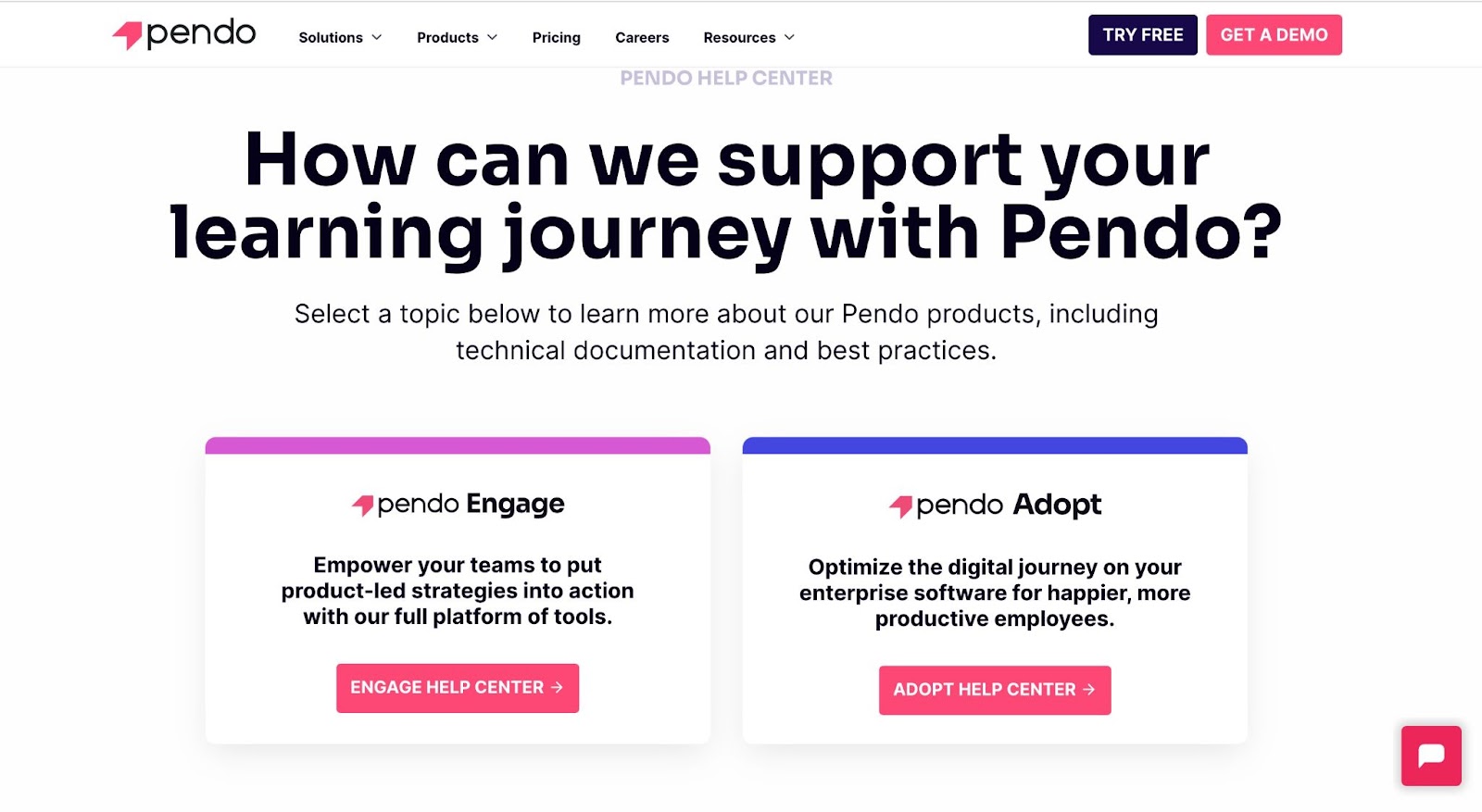 Pendo Help Center