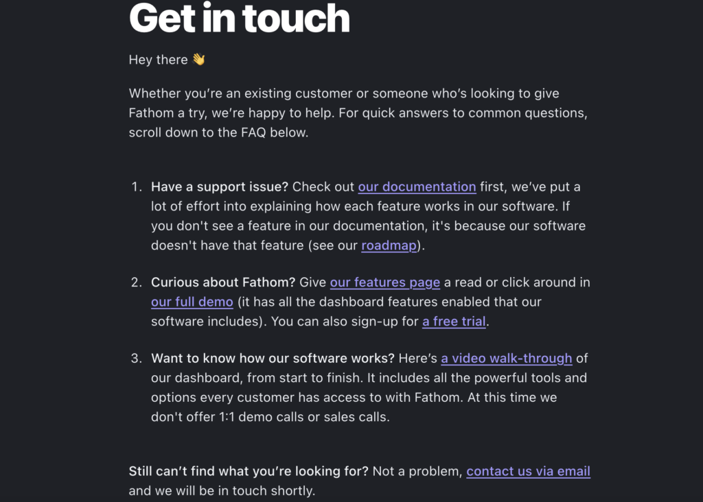 Fathom FAQ Low-Touch Model