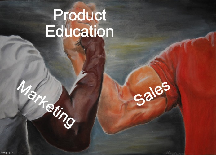 Product Education is valuable tool for Marketing and Sales.