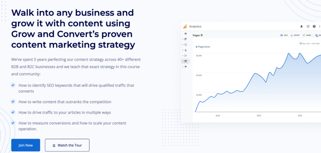 Grow and Convert Marketing Course