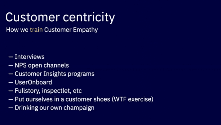 How we train customer empathy