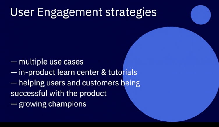 Brief overview of the user engagement strategies adopted by Miro