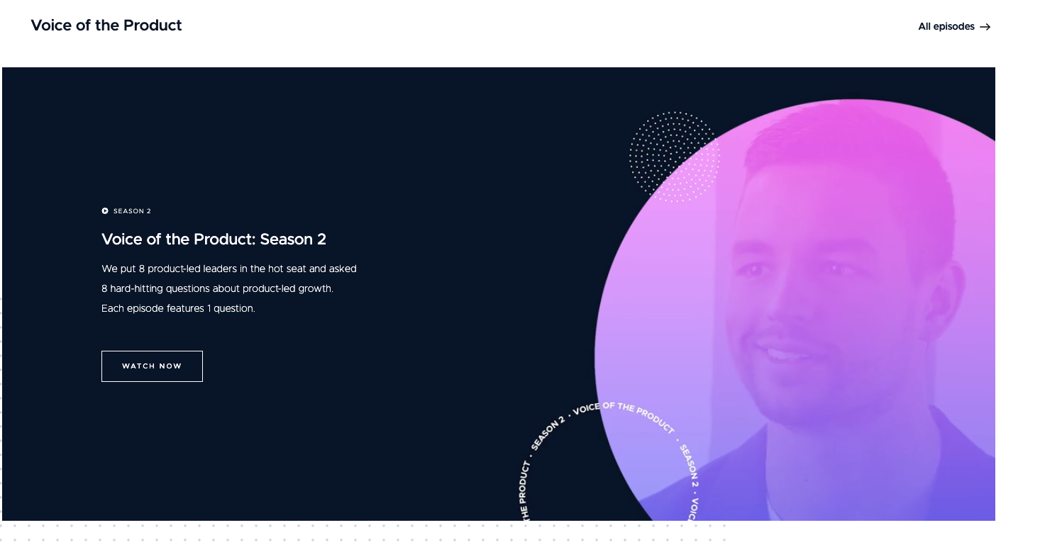 Voice of the product