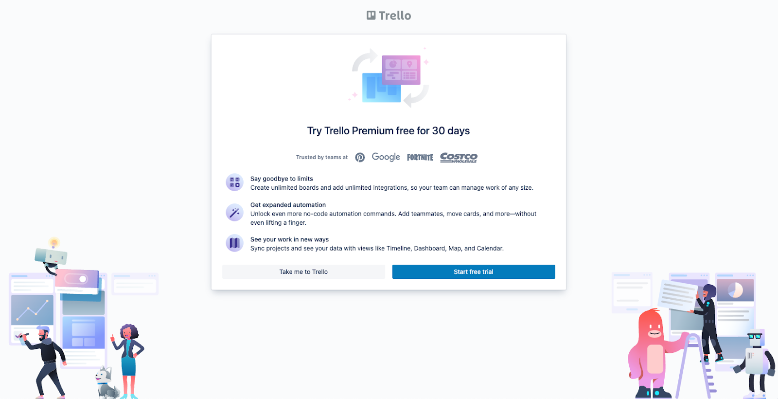 Trello premium free trial