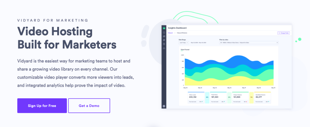 Vidyard for Marketing: Video Hosting Build for Marketers with Insights
