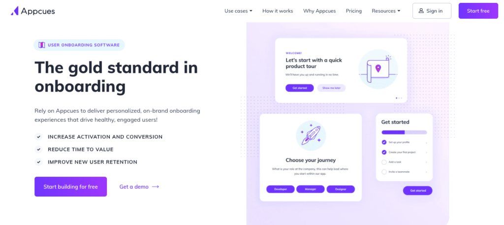 Appcues: The gold standard in onboarding