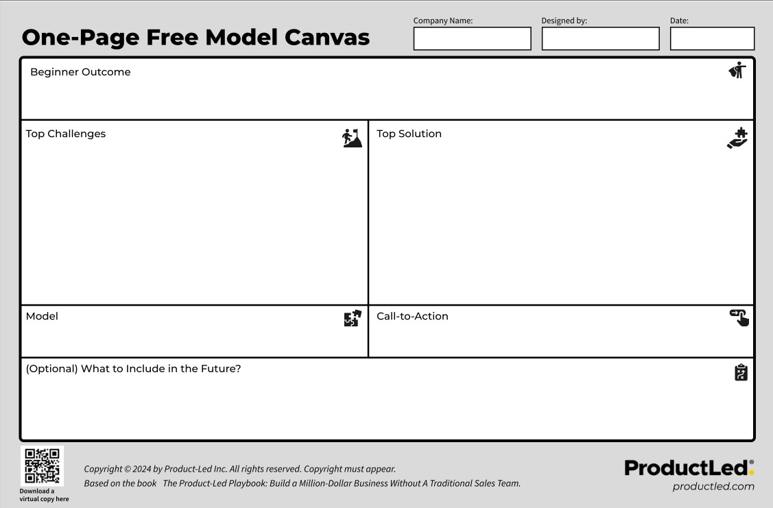 One-Page Free Model Canvas